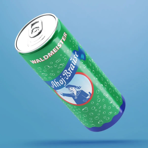 Ahoj-Brause Waldmeister Dose – Erfrischungsgetränk in der Dose, Geschmack Waldmeister