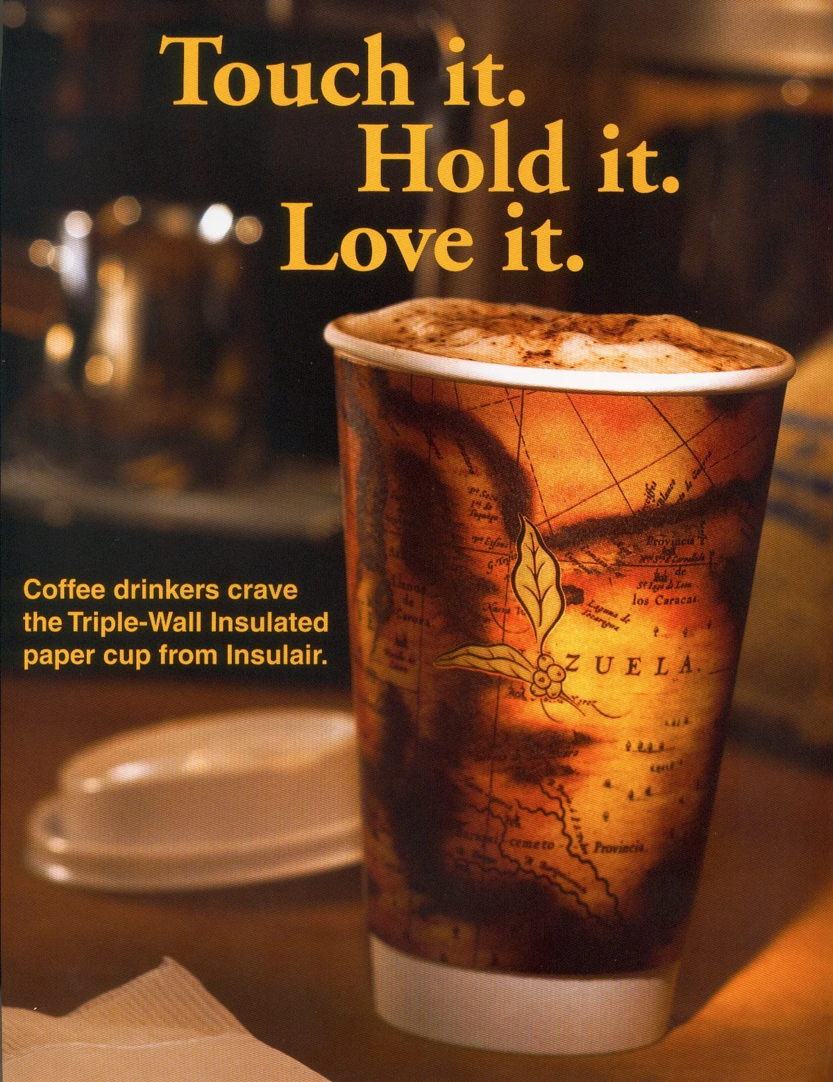 encarta Coffee Cup To-Go Flyer – Verpackungsdesign und Druckaufbereitung für Private Label