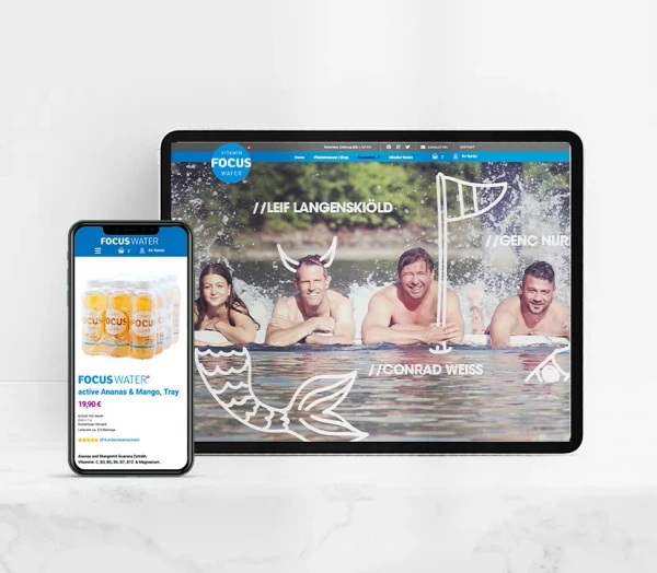 FocusWater VitaminWasser Produktfoto – Überzeugende Produkt-Photos für den deutschen Markt