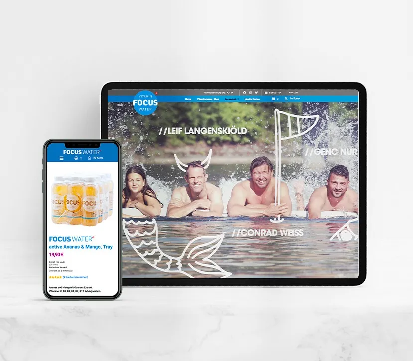 FocusWater VitaminWasser Produktfoto – Überzeugende Produkt-Photos für den deutschen Markt