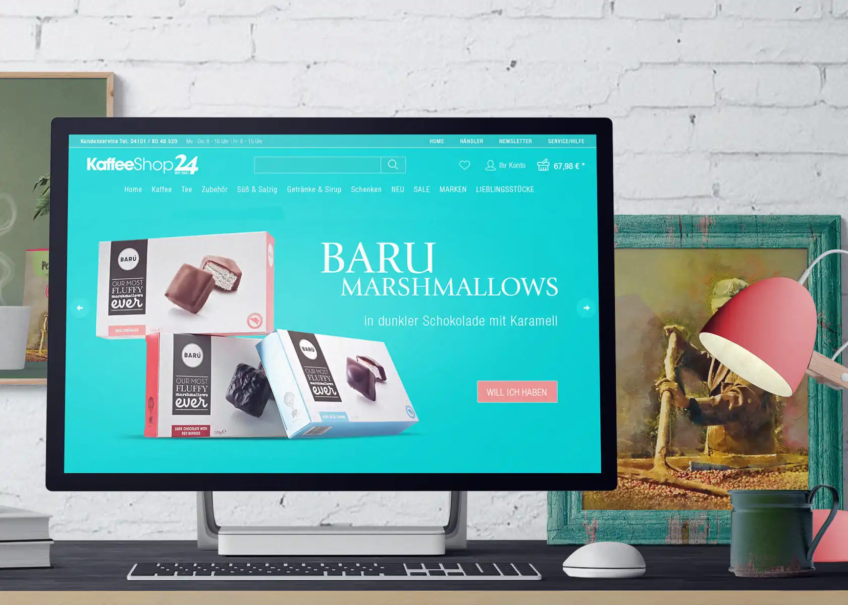 KaffeeShop 24 eCommerce B2B und B2C – ERP und CRM-Anbindung