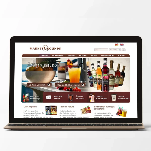 Market Grounds WebShop CMS & Shop Frontend – omeco Shop System mit integrierter Shopfunktion