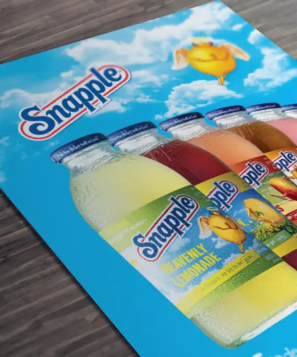 Snapple Klassische Werbung – Limonade mit Kultstatus