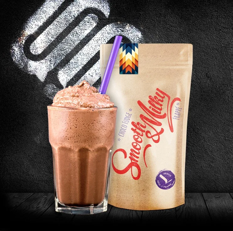Soul of Frappé Smooth Milky Choco – Verpackungsdesign für die Choco-Sorte