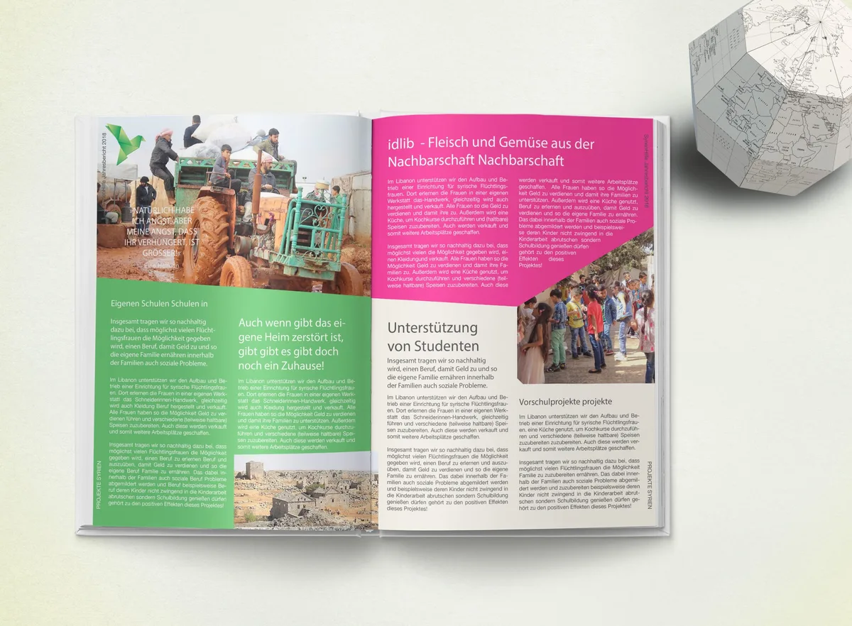 SyrienHilfe Klassische Werbung Jahresbericht – Seite 2