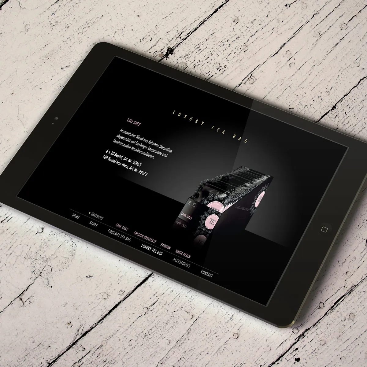 Teahouse Exclusives Webdesign – Mehrsprachige Präsentation für internationale Teeliebhaber